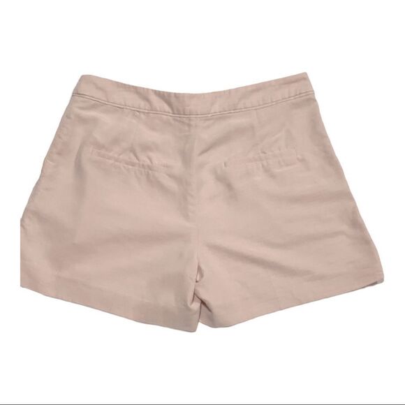 H&M Pink High Waist Chino Polyester Shorts Size 10 - Picture 4 of 8